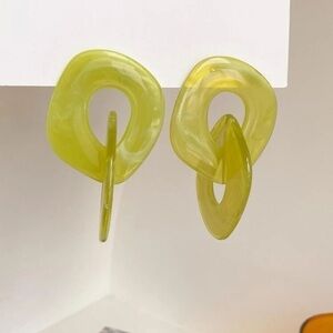 Beautiful green earrings ✨​​​​​